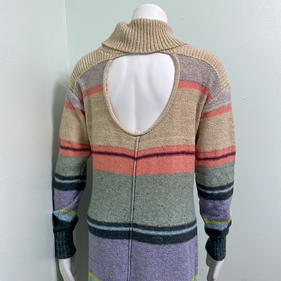 ANTHROPOLOGIE Daily Practice Turtleneck Sweater Dress - Picture 6 of 9